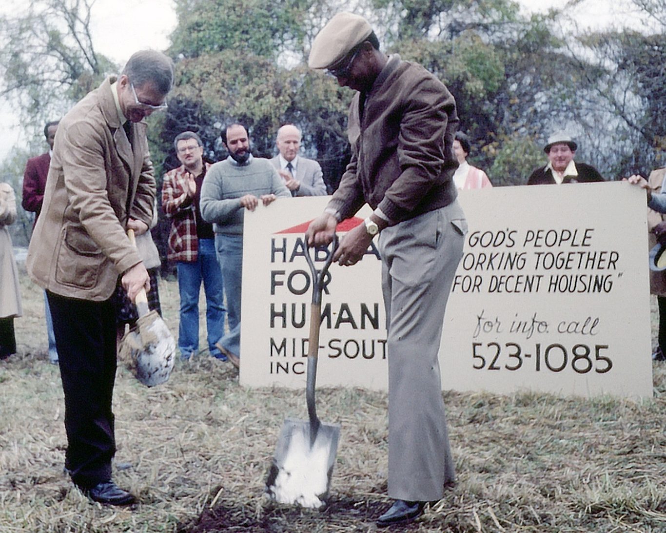 Habitat breaking ground historic photo