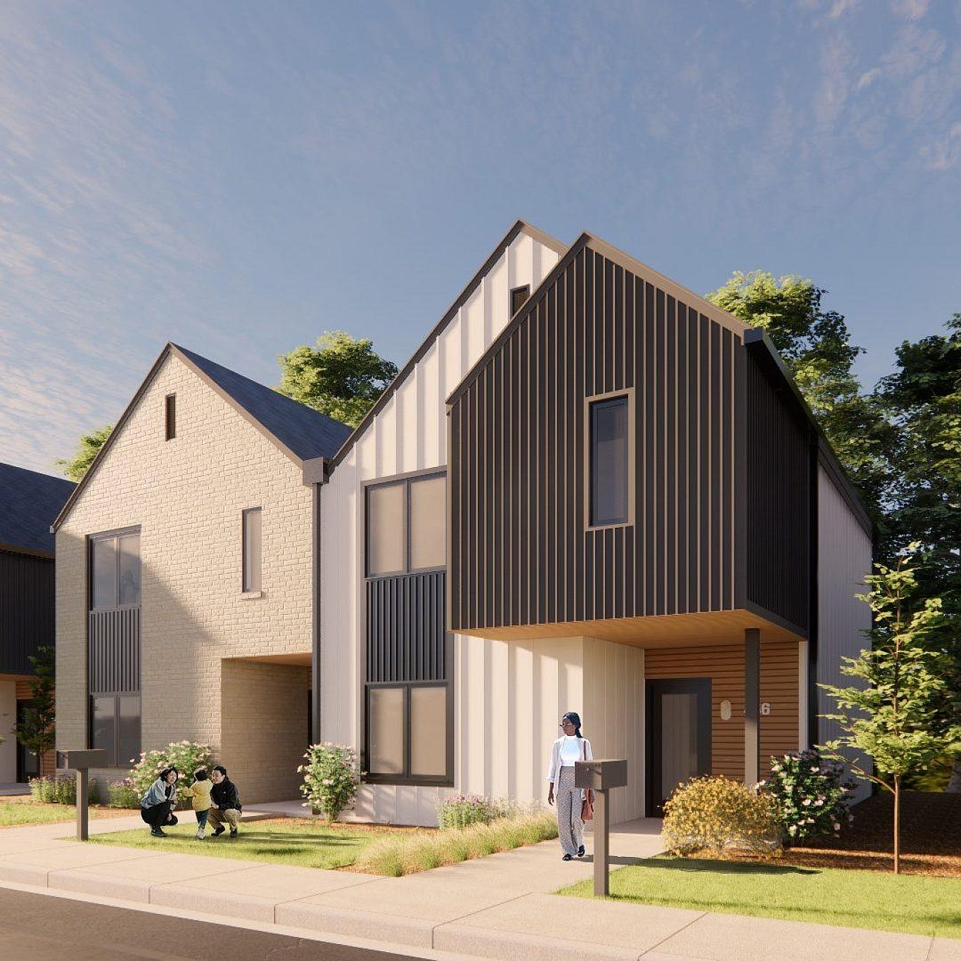 1:1 Habitat For Humanity Chelsea Duplex Render