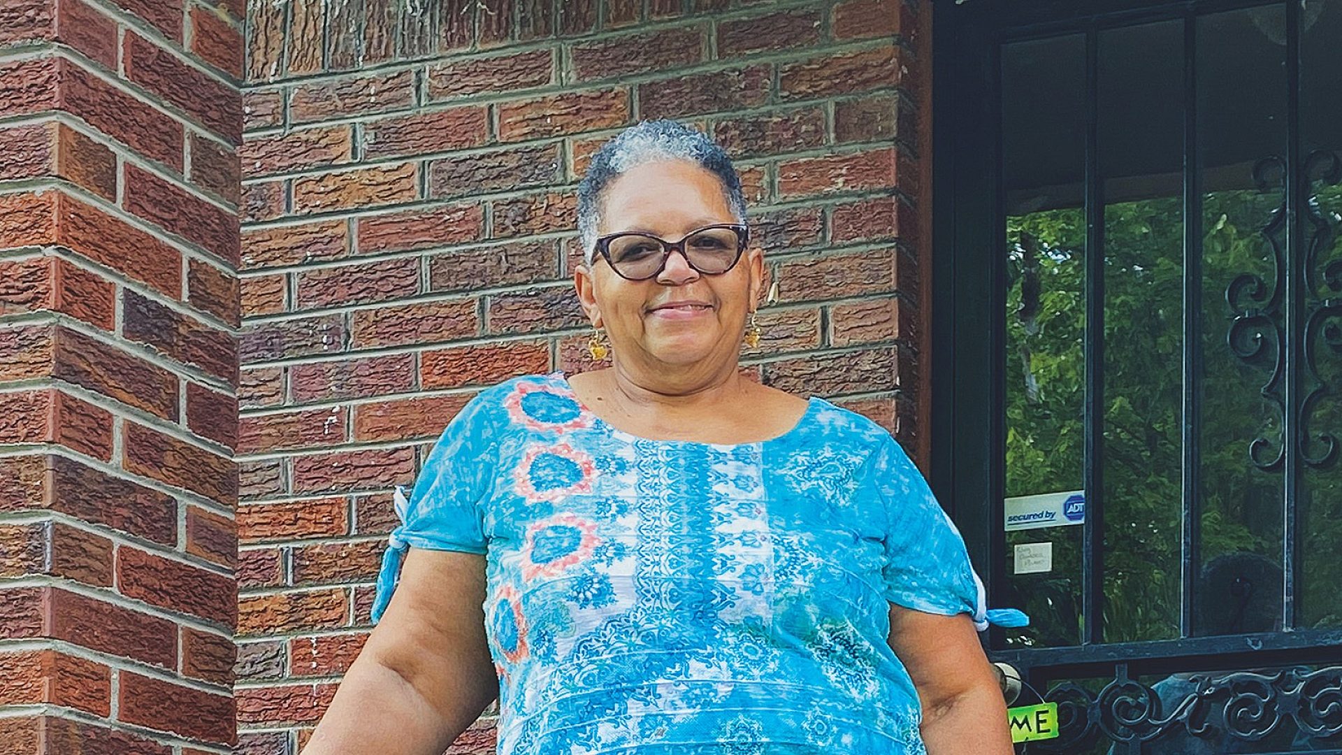 API woman porch CTA